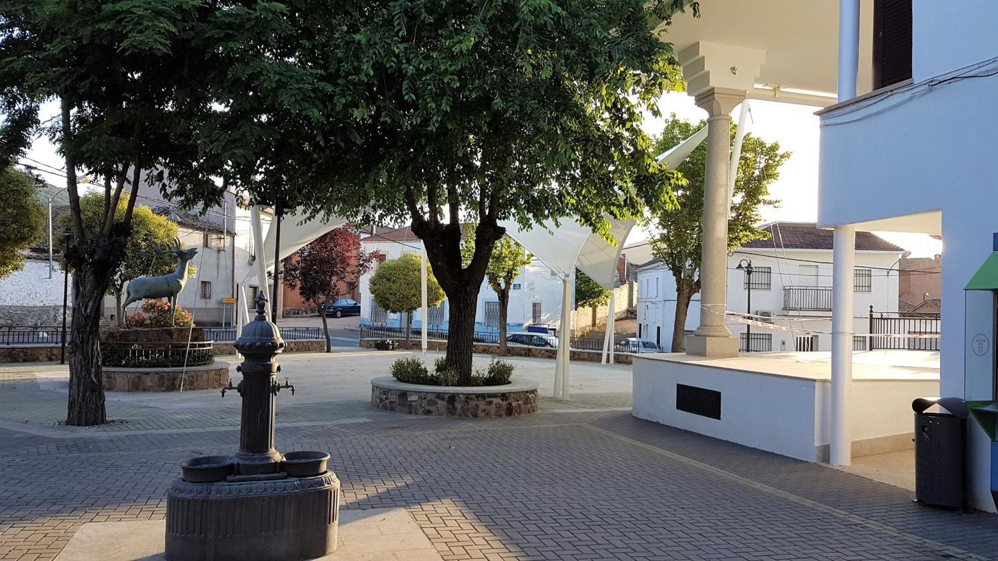 Casa de dos habitaciones con piscina privada en Cabañeros Navas de Estena Exterior foto