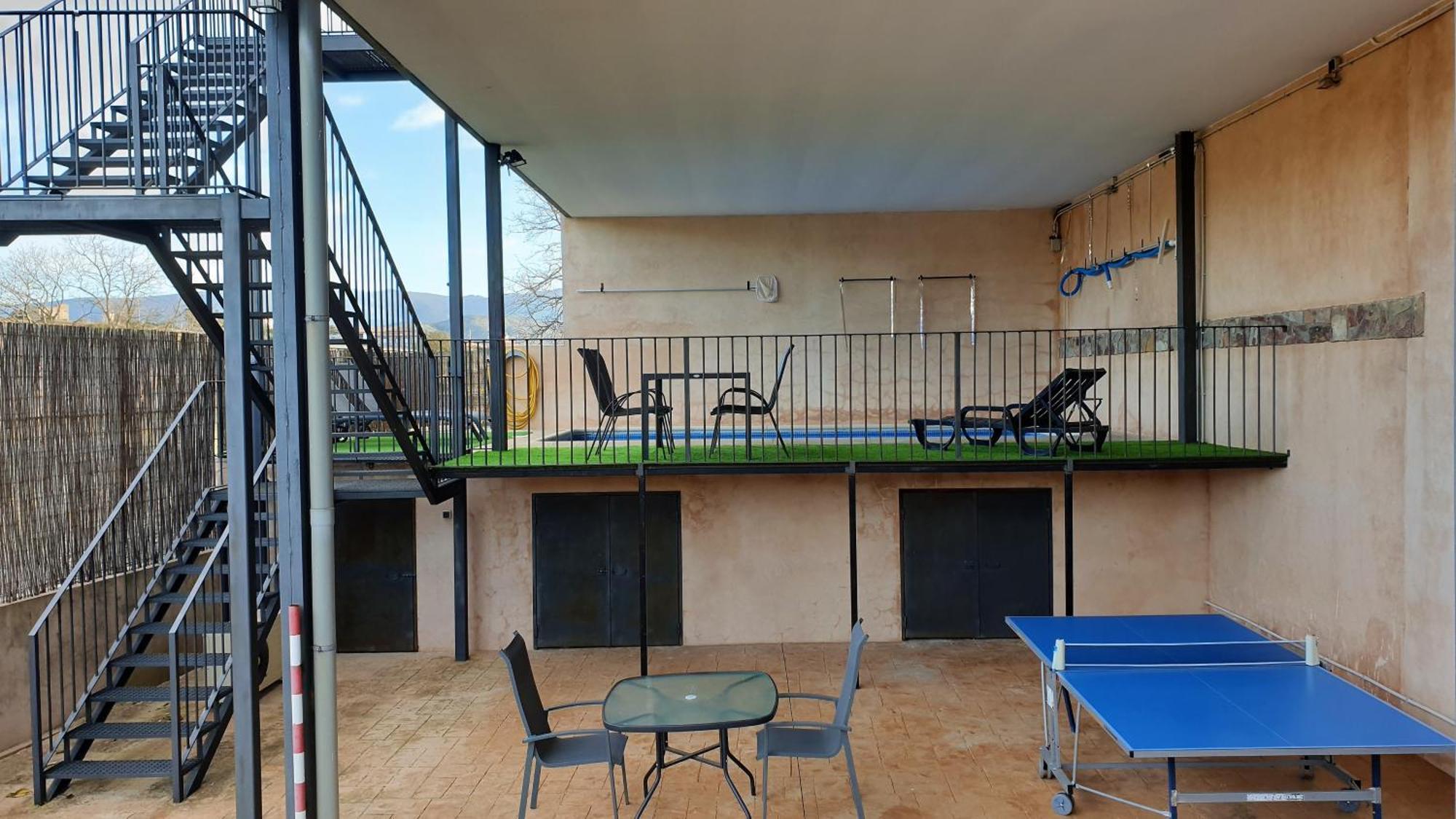 Casa de dos habitaciones con piscina privada en Cabañeros Navas de Estena Exterior foto