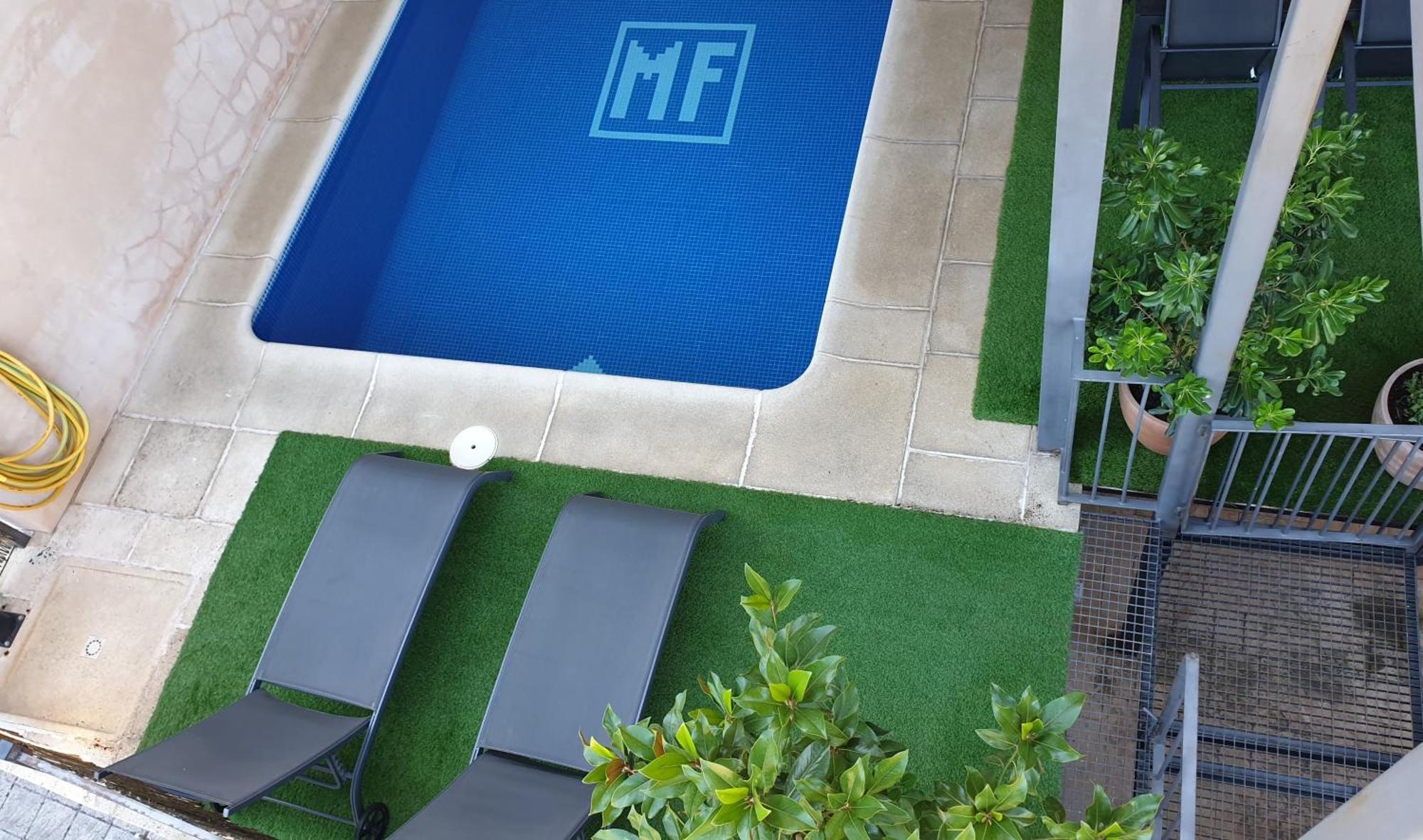 Casa de dos habitaciones con piscina privada en Cabañeros Navas de Estena Exterior foto