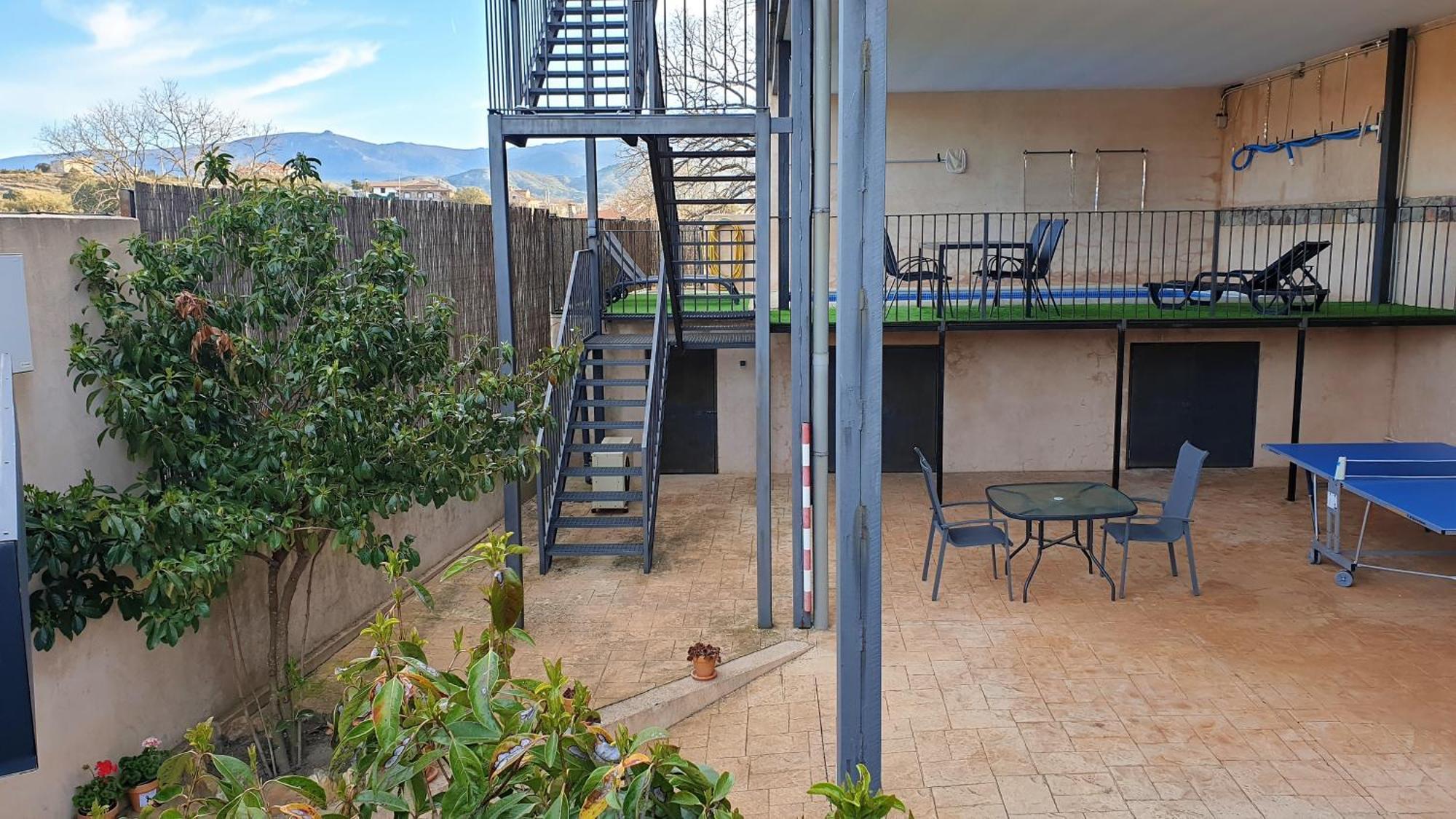 Casa de dos habitaciones con piscina privada en Cabañeros Navas de Estena Exterior foto