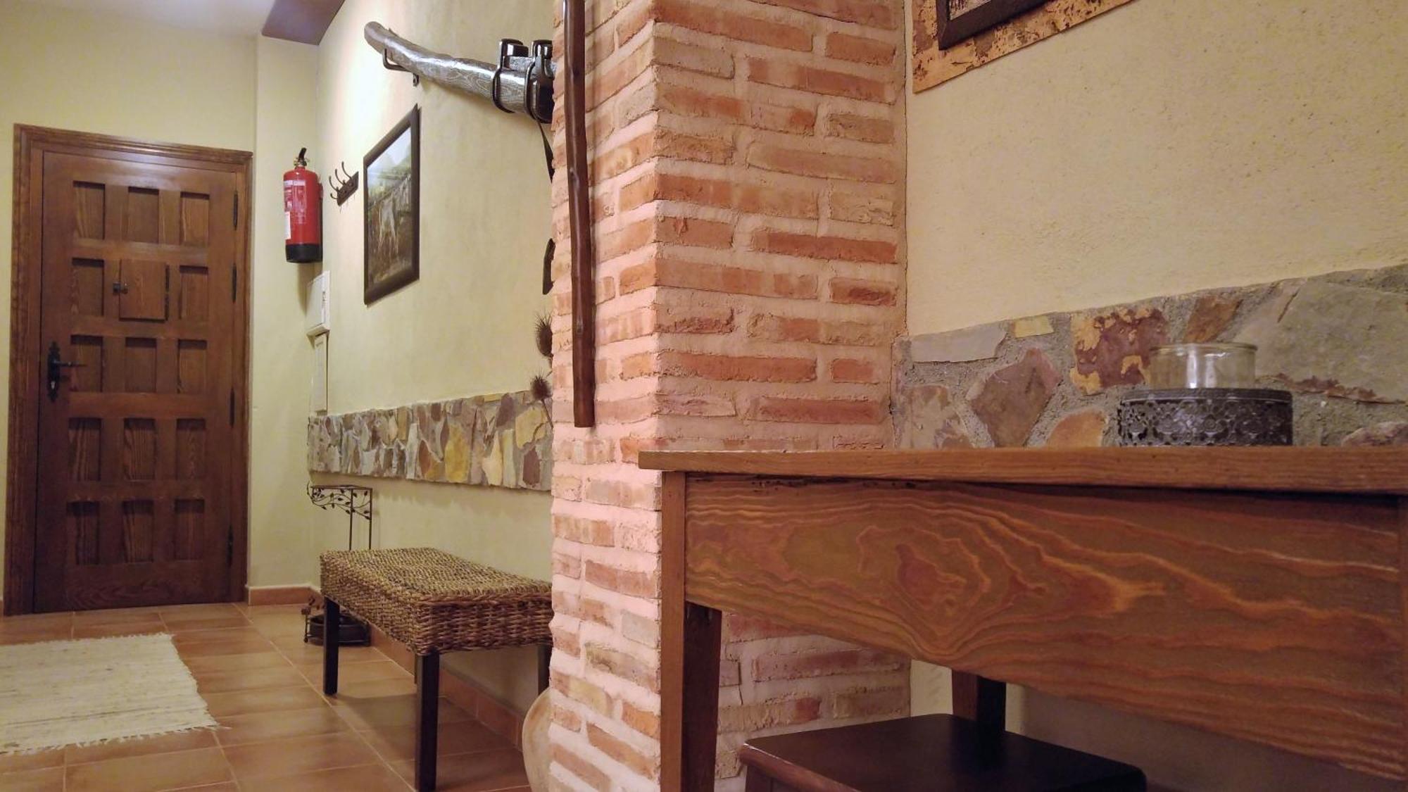Casa de dos habitaciones con piscina privada en Cabañeros Navas de Estena Exterior foto