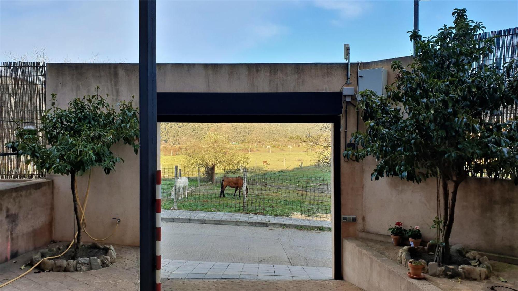 Casa de dos habitaciones con piscina privada en Cabañeros Navas de Estena Exterior foto
